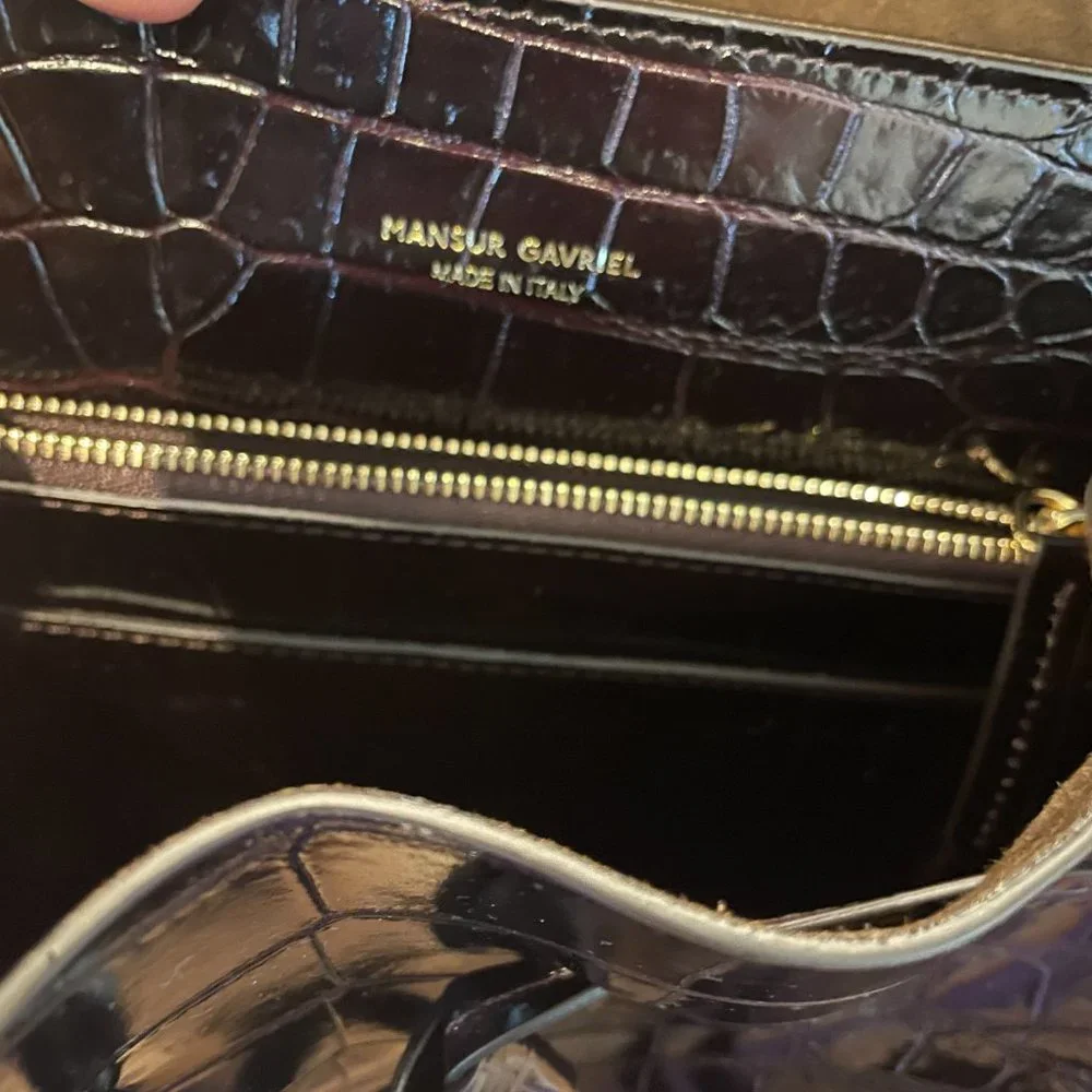 Mansur Gavriel crocodile-embossed leather bag - Picture 3 of 6